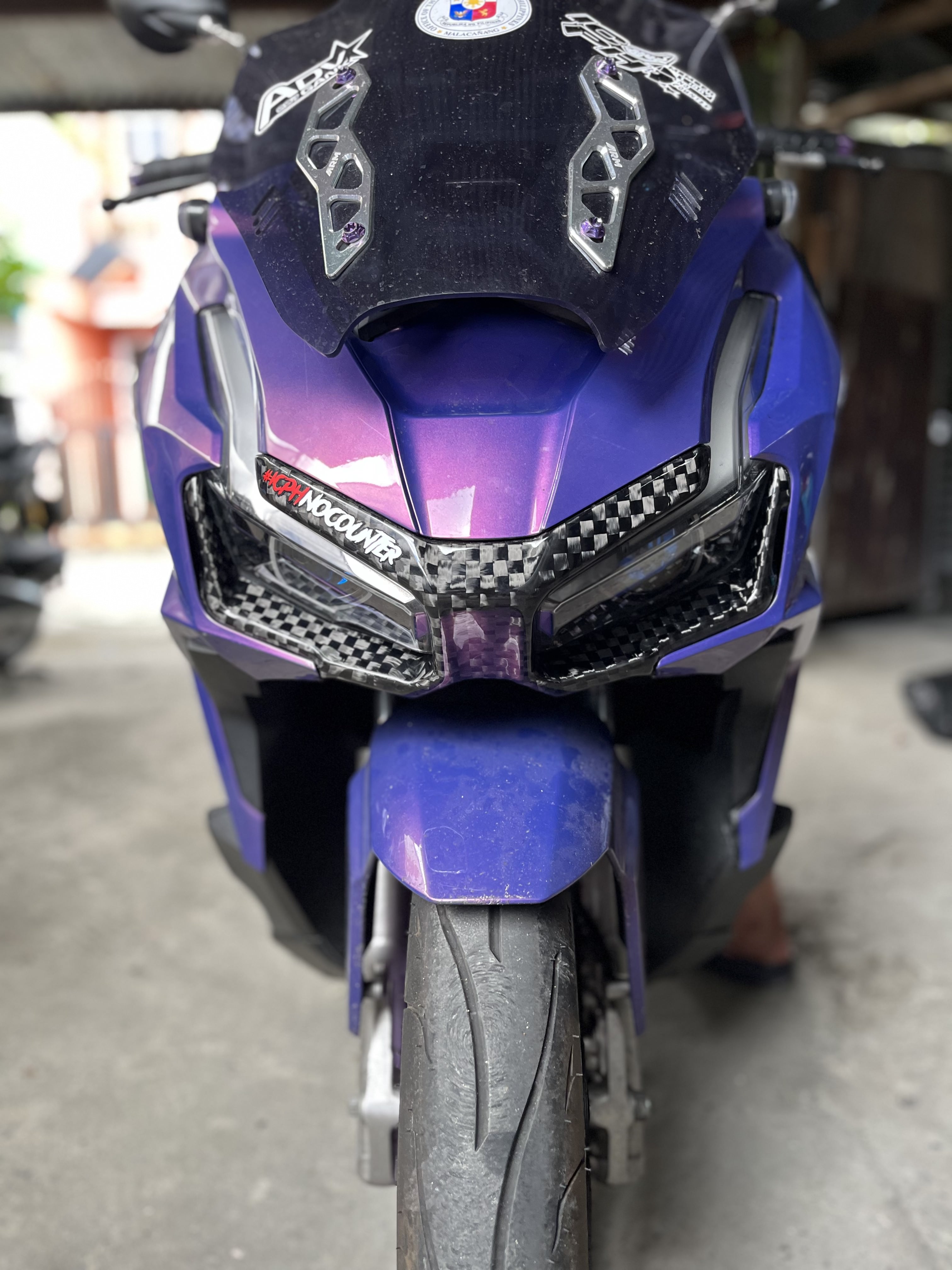 Purple Custom Bike